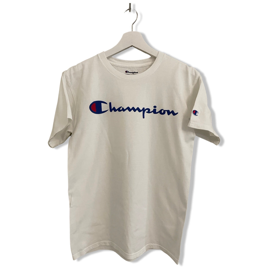 T-SHIRT CHAMPION BLANC S