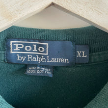 Charger l&#39;image dans la galerie, POLO RALPH LAUREN VERT MANCHE LONGUES XL
