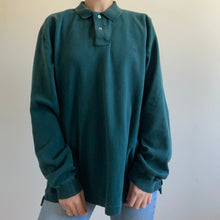 Charger l&#39;image dans la galerie, POLO RALPH LAUREN VERT MANCHE LONGUES XL
