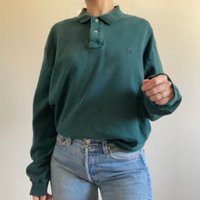 Charger l&#39;image dans la galerie, POLO RALPH LAUREN VERT MANCHE LONGUES XL
